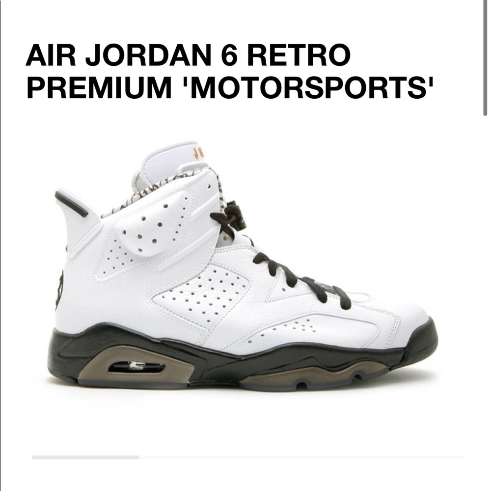Air Jordan 6 retro motor sport
